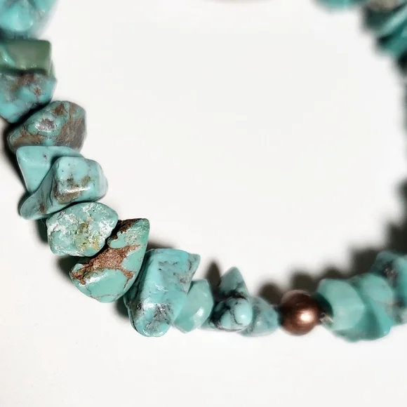 Turquoise Jasper Peace Bracelet - Picture 5 of 6